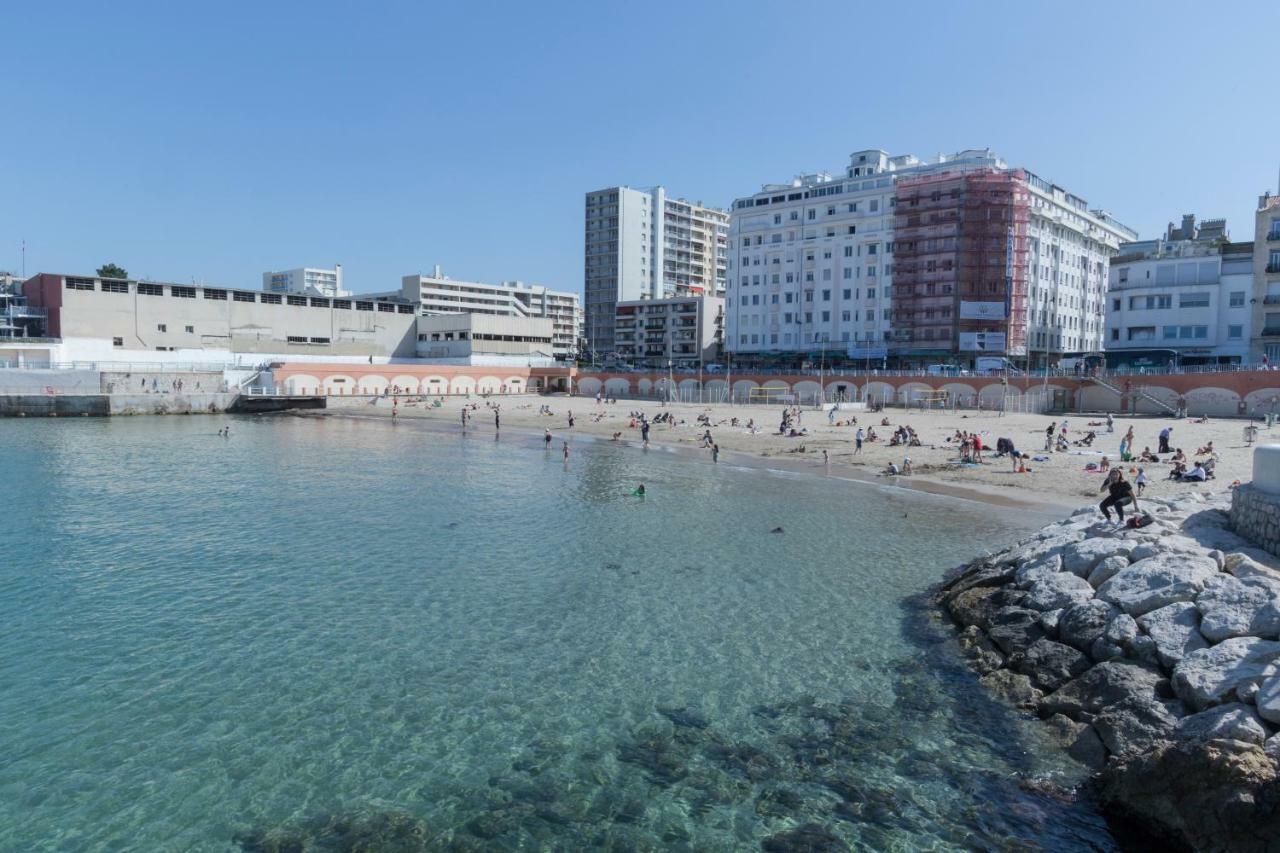 Stud Terras Ville Corniche 2 Pers Stat Gratuit Rue Modif Suivt Possib Et Accord Exclusif Marselha Exterior foto